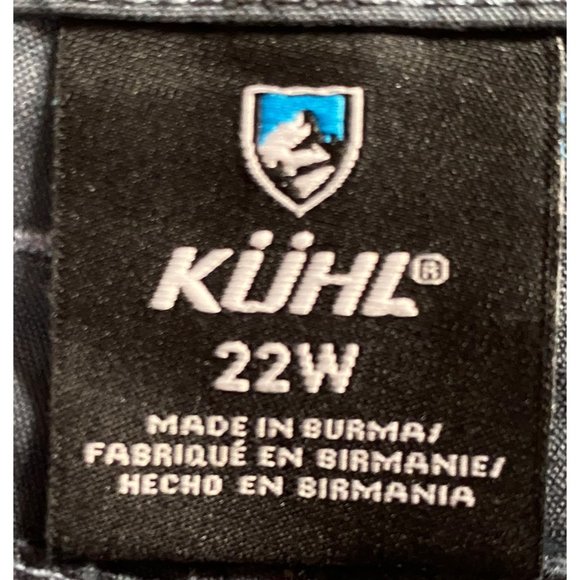 Kuhl Splash Women's Size 22W Stone Blue Cargo Shorts 44" x 13" NWT - Picture 10 of 11